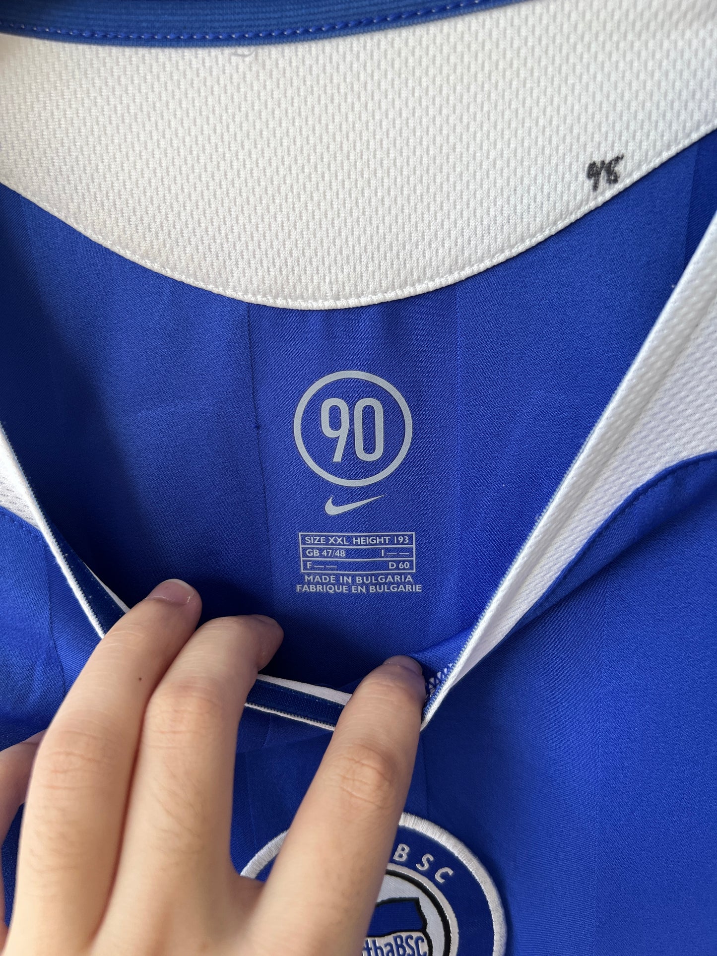 (XXL) Hertha Berlin 2005-06 Home Shirt Boateng #27