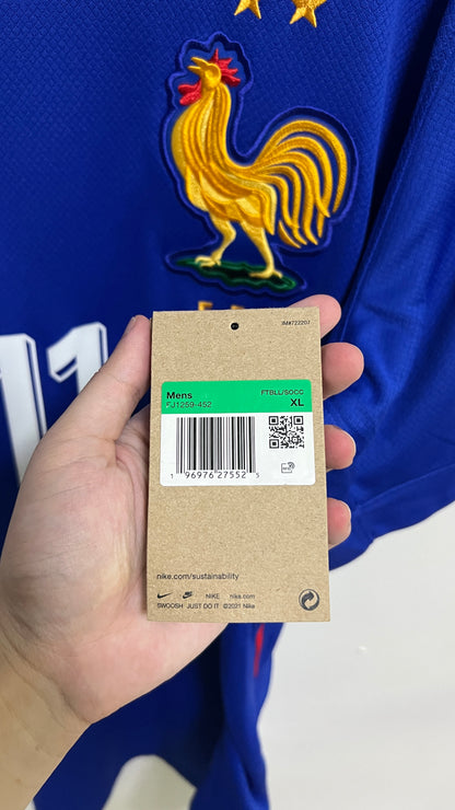 France 2024-25 Home Shirt Dembele #11 (Brand New) (XL)