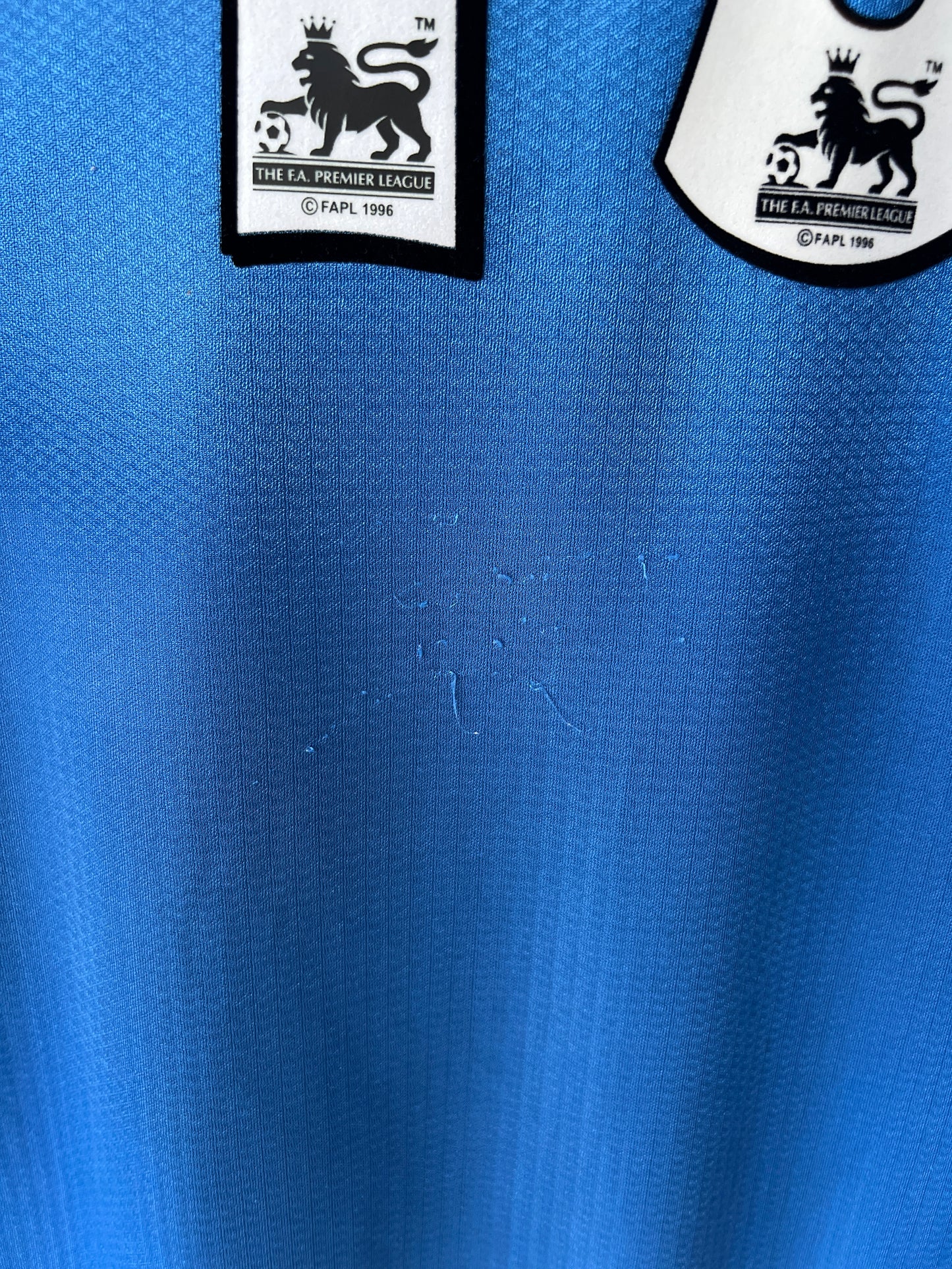 (XL) Everton 1997-99 Home Long Sleeve Shirt Materazzi #15
