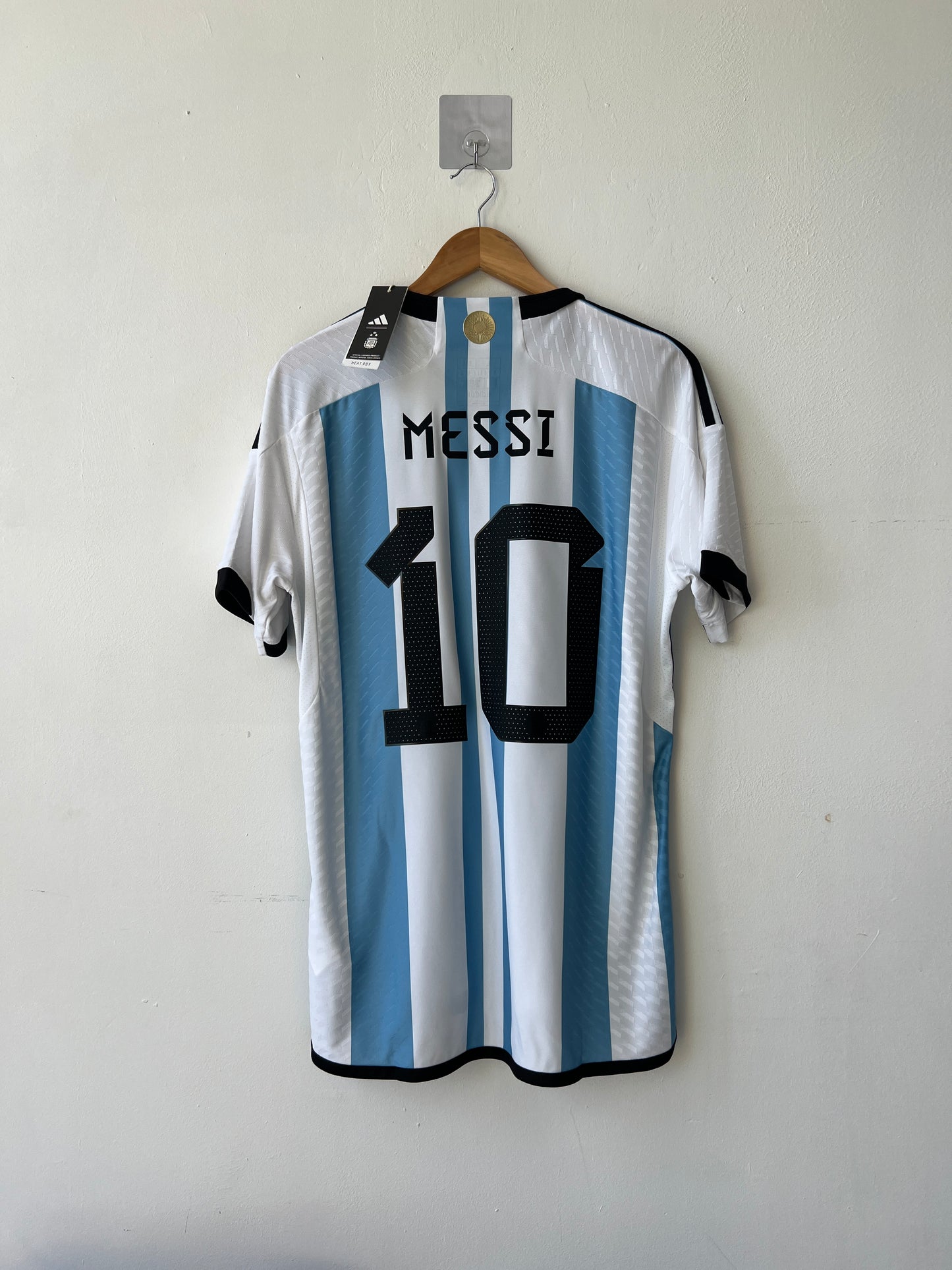 (L) Argentina 2022-24 Home Player Version Shirt Messi #10 (NEW)