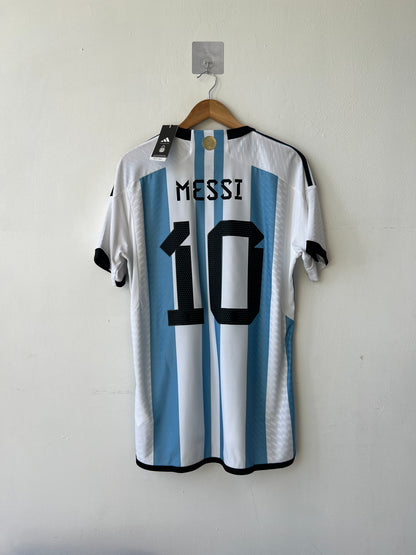 (L) Argentina 2022-24 Home Player Version Shirt Messi #10 (NEW)