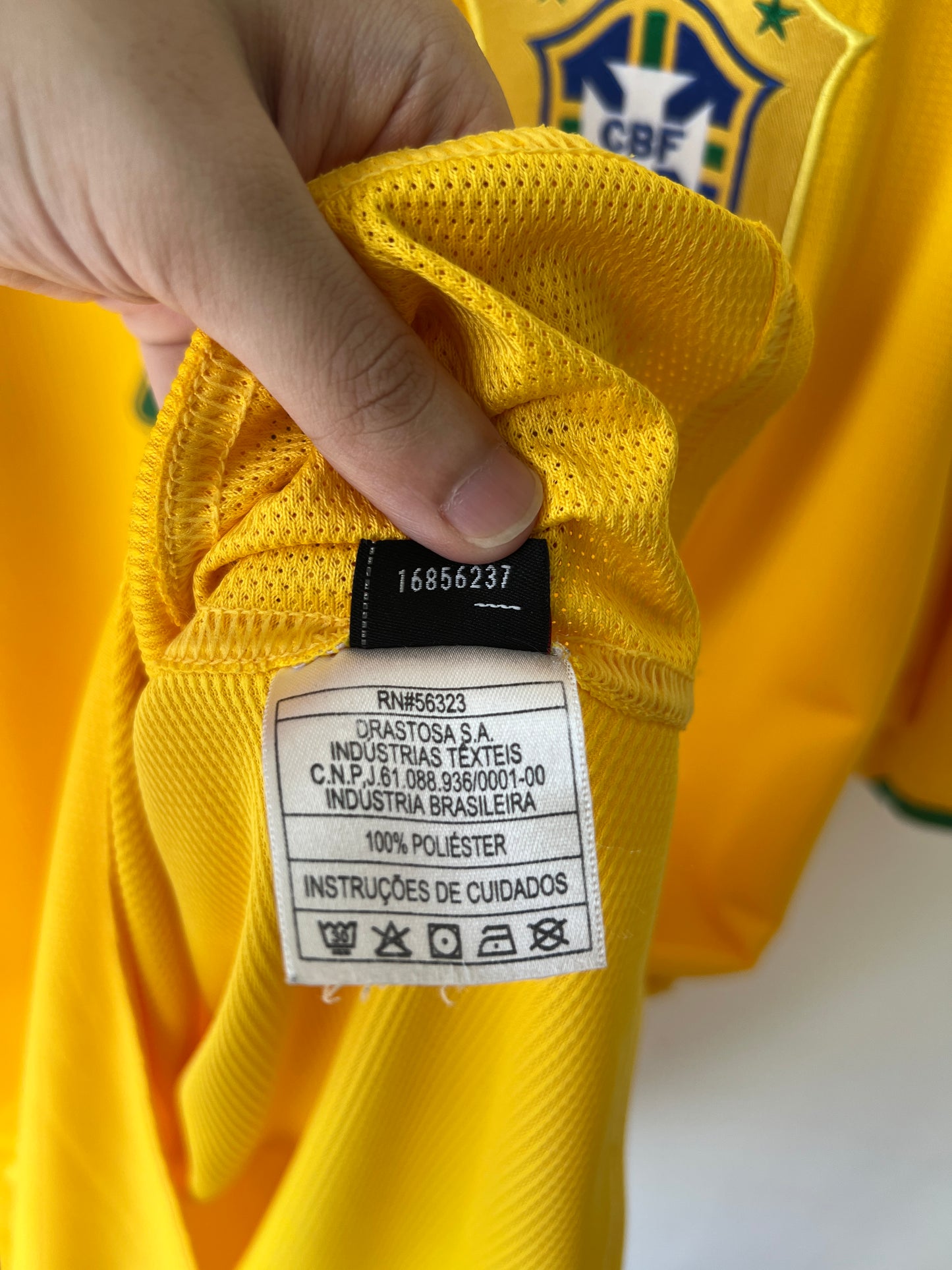 Brazil 2006-08 Home Shirt Ronaldinho #10 (L)