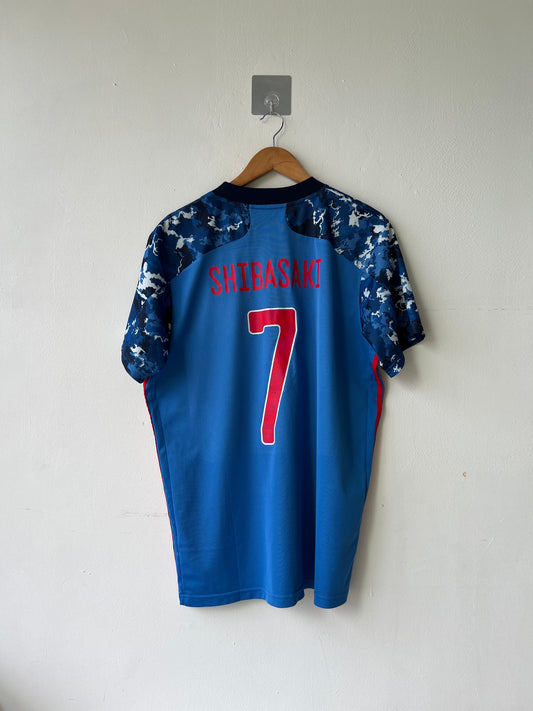 (XL) Japan 2020-21 Home Shirt Shibasaki #7