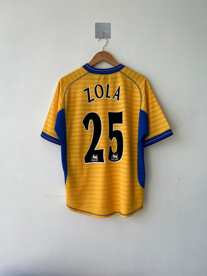 (M fits L) Chelsea 2000-02 Third Shirt Zola #25