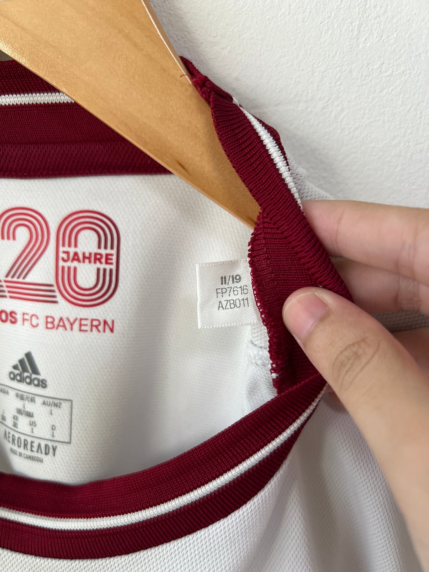 (L) Bayern Munich 2019-20 '120th Anniversary' Special Edition Shirt
