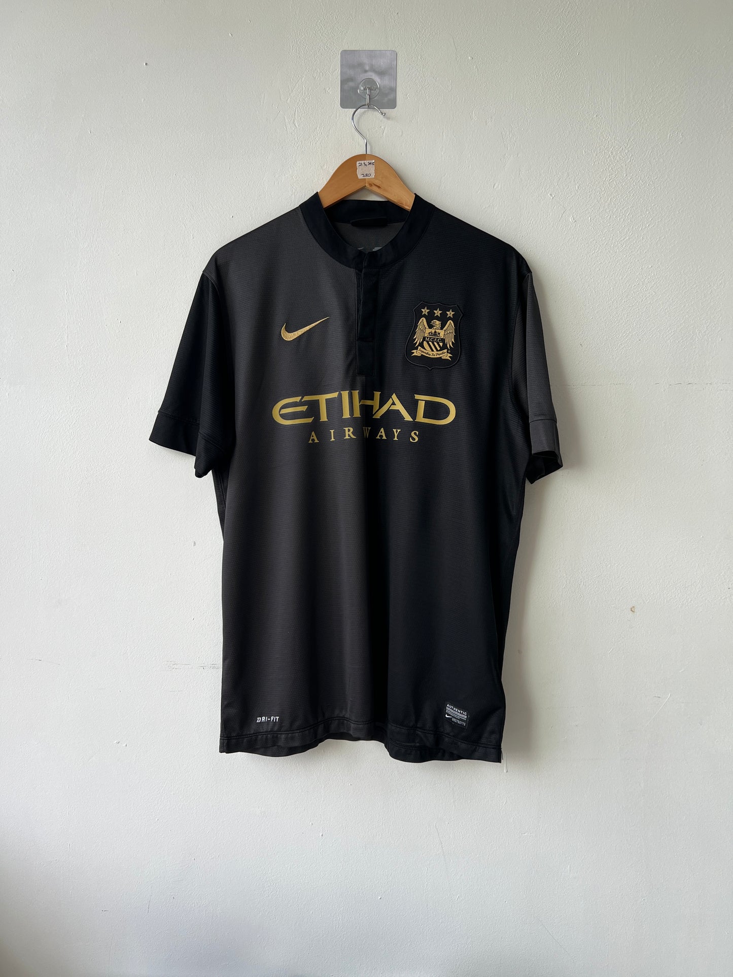 (L) Manchester City 2013-14 Away Shirt Kun Aguero #16