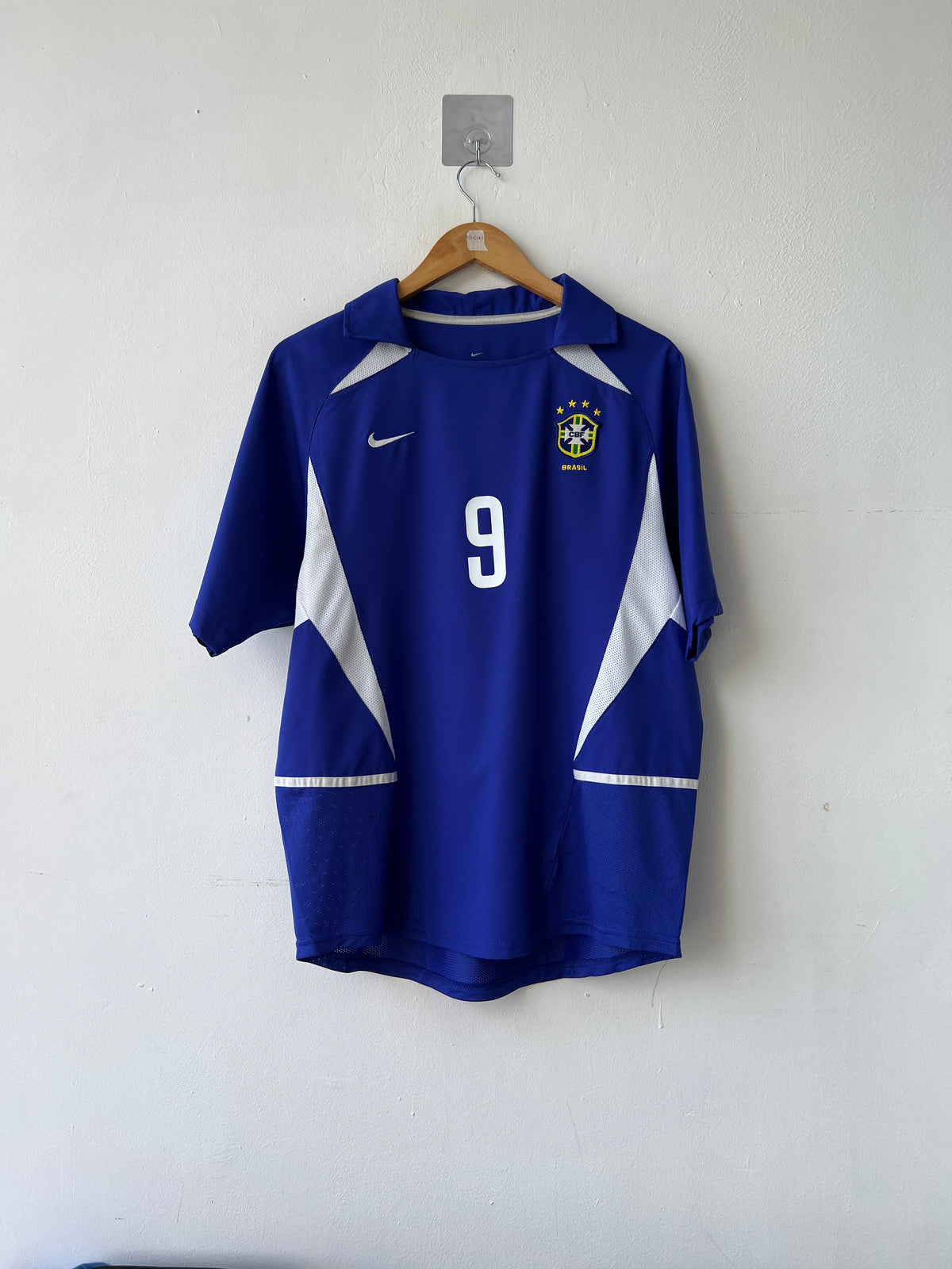 (M) Brazil 2002-04 Away Shirt Ronaldo #9