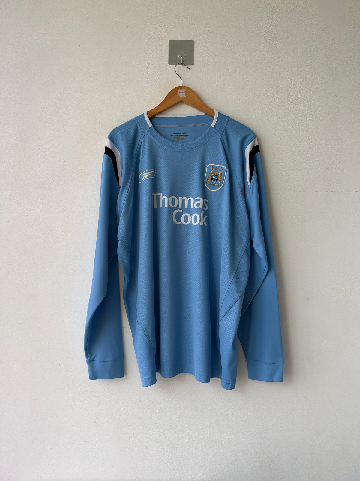 (XL) Manchester City 2004-05 Home Long Sleeve Shirt Anelka #39