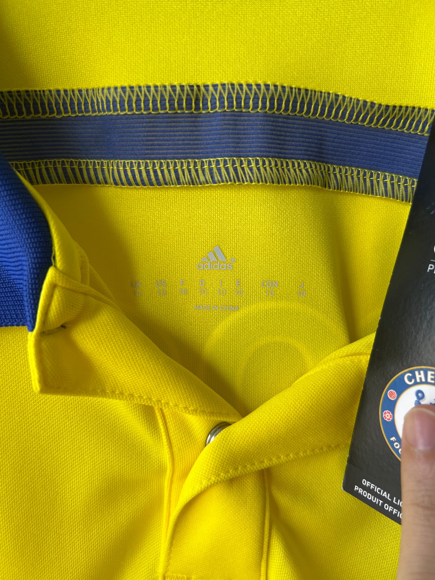 (XL/Size 10) Chelsea 2014-15 Away Long Sleeve Player Version Shirt Drogba #11 (NEW)