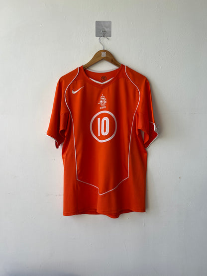 (M) Holland 2004-06 Home Shirt v. Nistelrooy #10