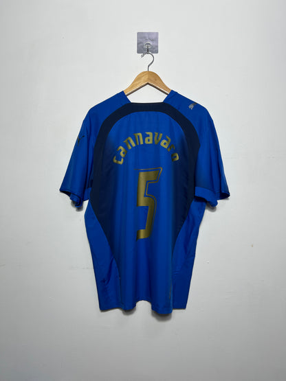 (L/XL) Italy 2006-07 Home Shirt Cannavaro #5