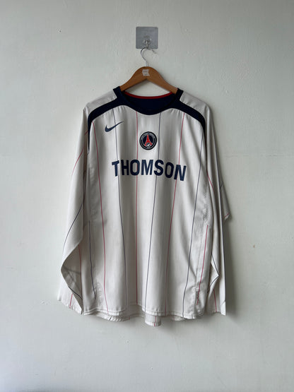 (XL) PSG 2005-06 Away Long Sleeve Player Version Shirt Pauleta #9