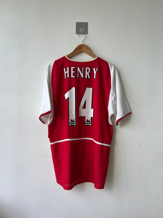 (L) Arsenal 2002-04 Home Shirt Henry #14