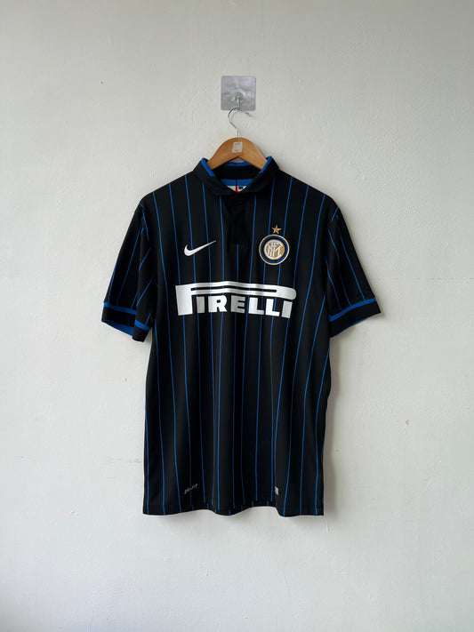 (M) Inter Milan 2014-15 Home Shirt Vidic #15