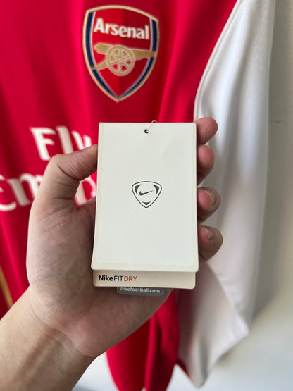 (L) Arsenal 2006-08 Home Long Sleeve Shirt Fabregas #4 (NEW)