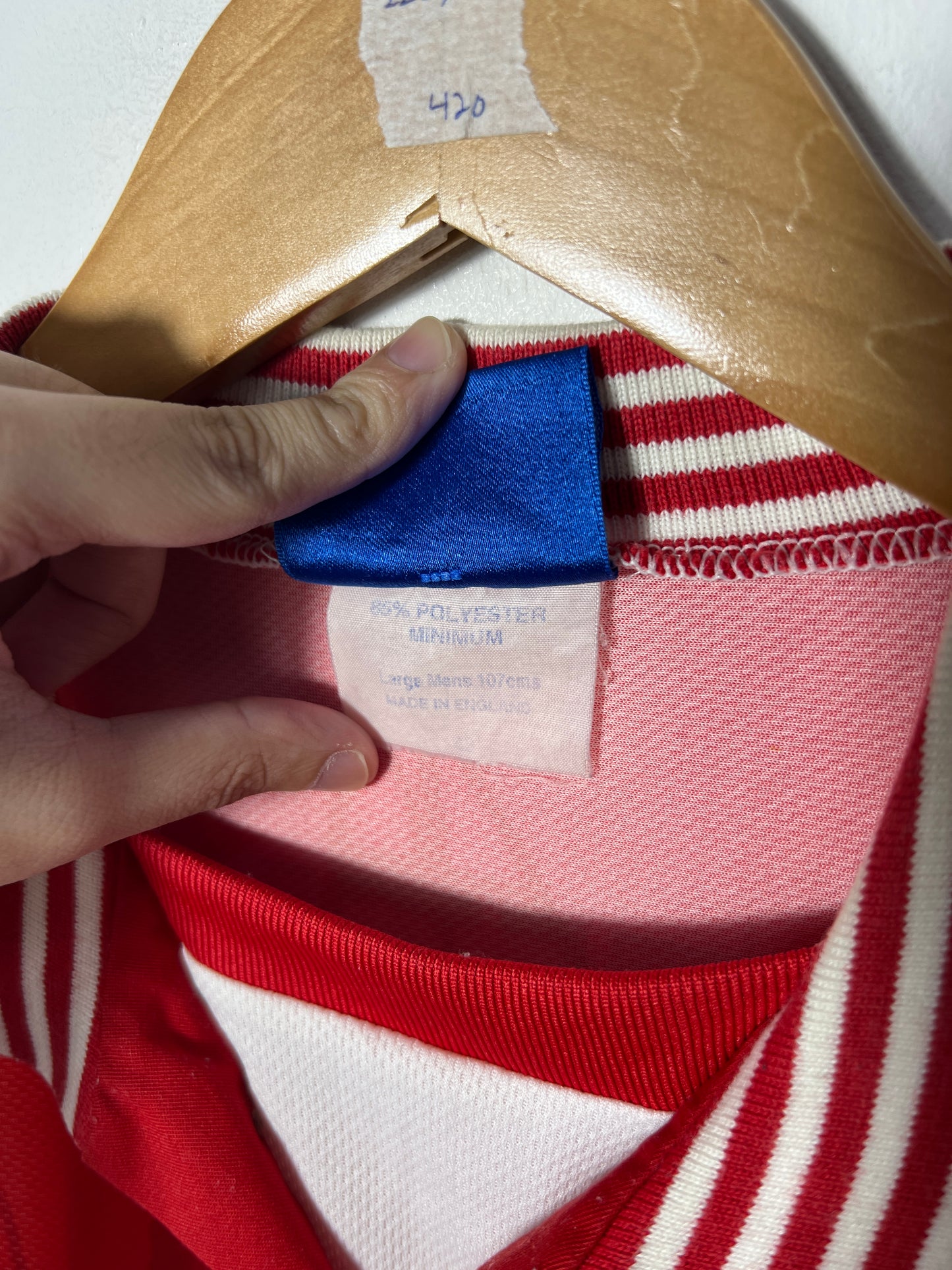 (L) Ajax 1996-97 Home Shirt Kluivert #9