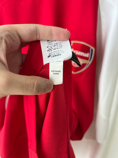 (L) Arsenal 2002-04 Home Long Sleeve Shirt Henry #14