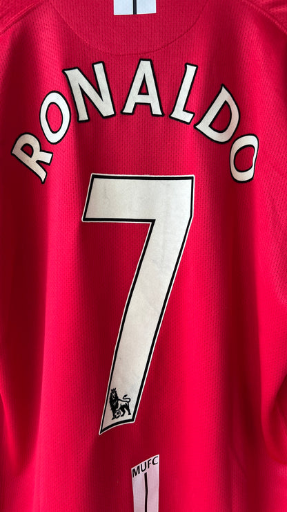 Manchester United 2007-09 Home Shirt Ronaldo #7 (L)