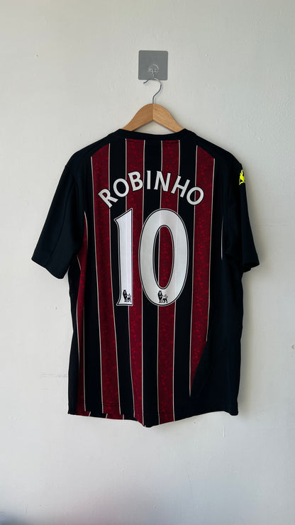 Manchester City 2008-09 Away Shirt Robinho #10 (L)