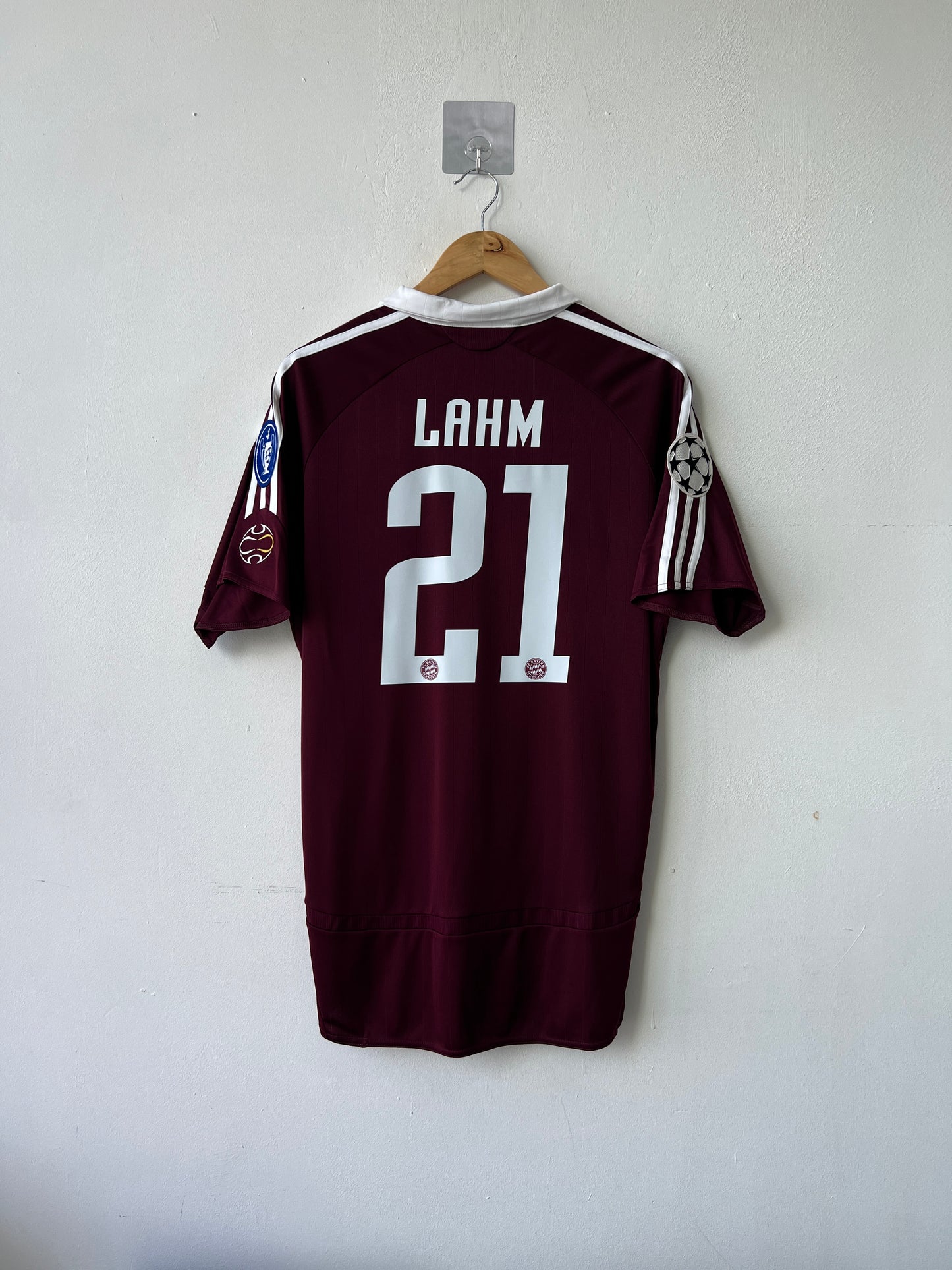 (M fits L) Bayern Munich 2006-07 CL Shirt Lahm #21