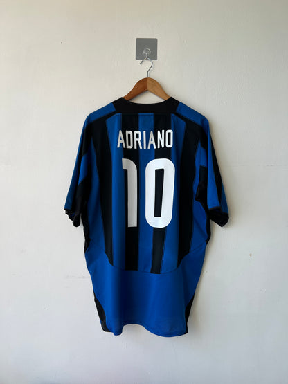 Inter Milan 2003-04 Home Shirt Adriano #10 (XL)