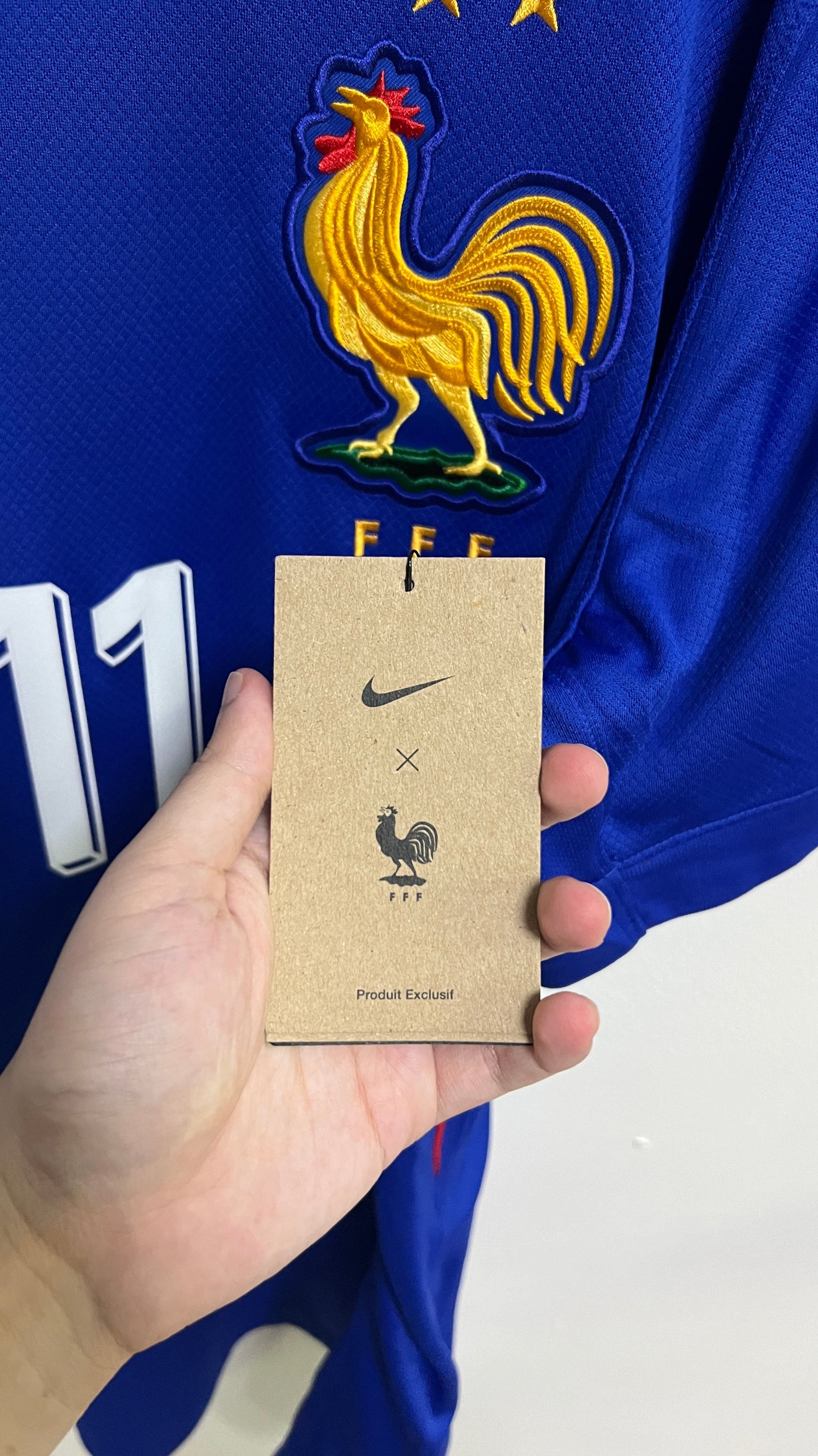 France 2024-25 Home Shirt Dembele #11 (Brand New) (XL)