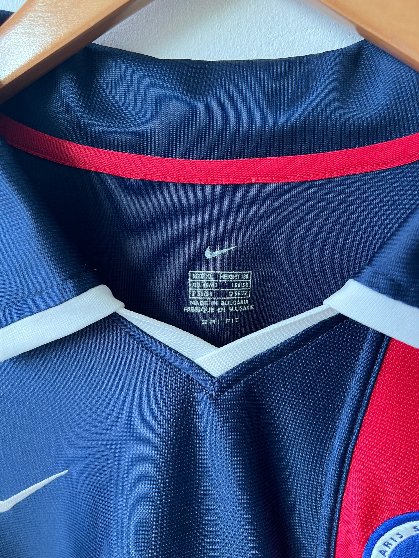 (XL) PSG 2001-02 Home Shirt Ronaldinho #21