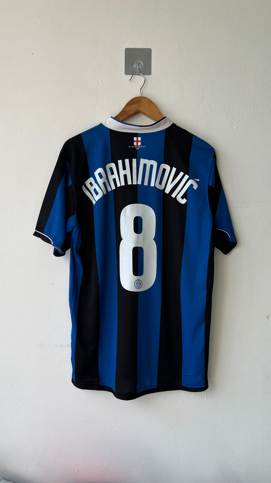 Inter Milan 2006-07 Home Shirt Ibrahimovic #8 (L)