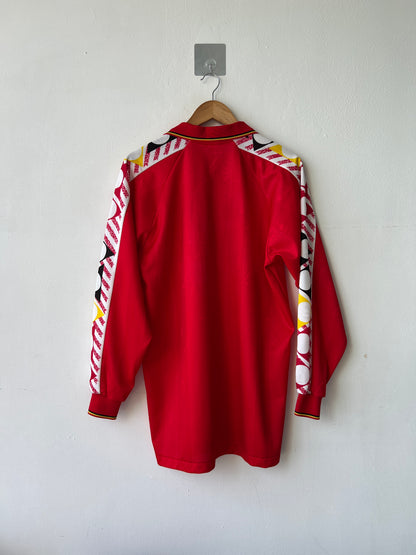 (L) Belgium 1994-96 Home Long Sleeve Shirt