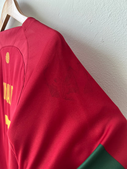 (L) Portugal 2022-24 Home Shirt Ronaldo #7
