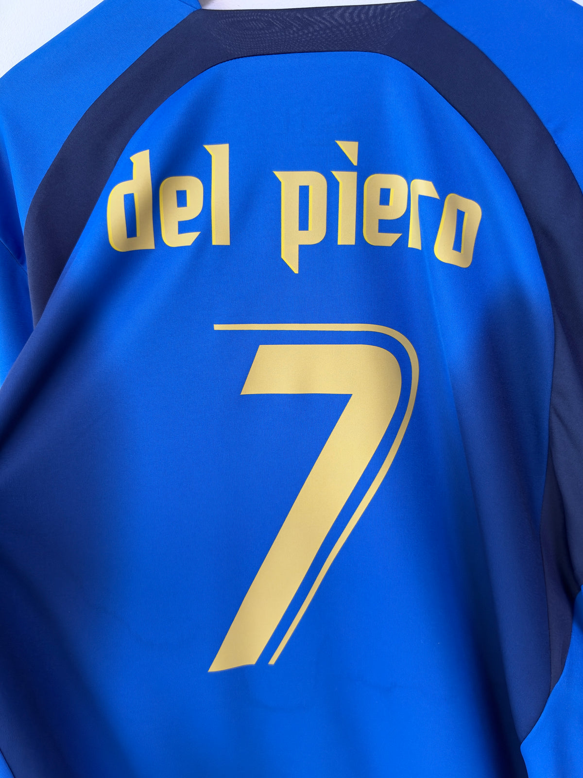 (XL) Italy 2006-07 Home Long Sleeve Shirt Del Piero #7