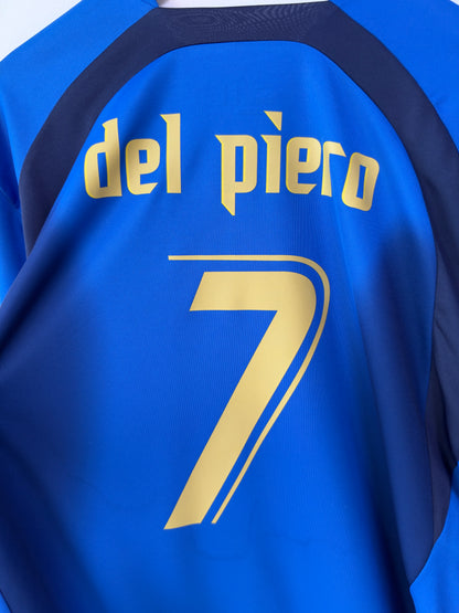 (XL) Italy 2006-07 Home Long Sleeve Shirt Del Piero #7