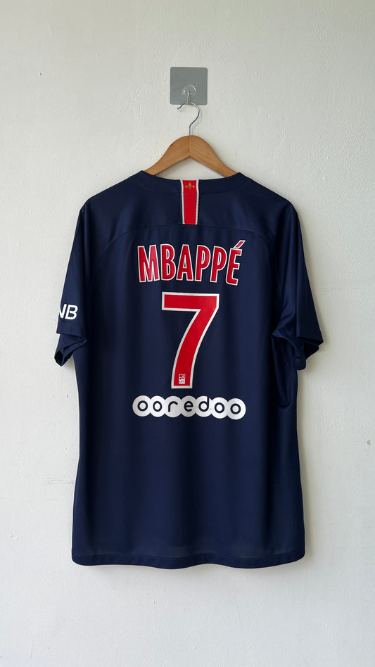 PSG 2018-19 Home Shirt Mbappe #7 (XL)