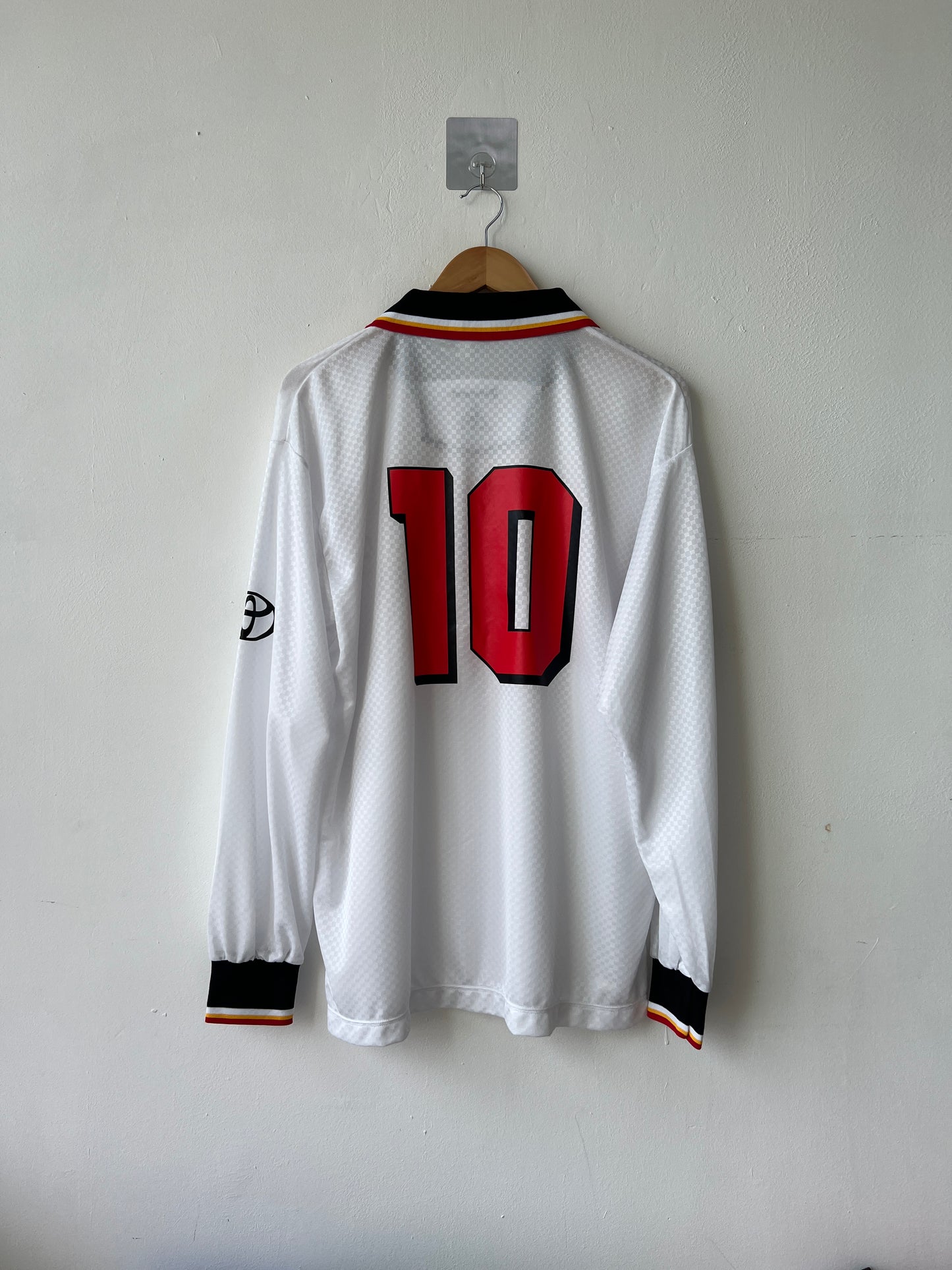(L/XL) Nagoya Grampus 1998-99 Away Long Sleeve Shirt Stojkovic #10
