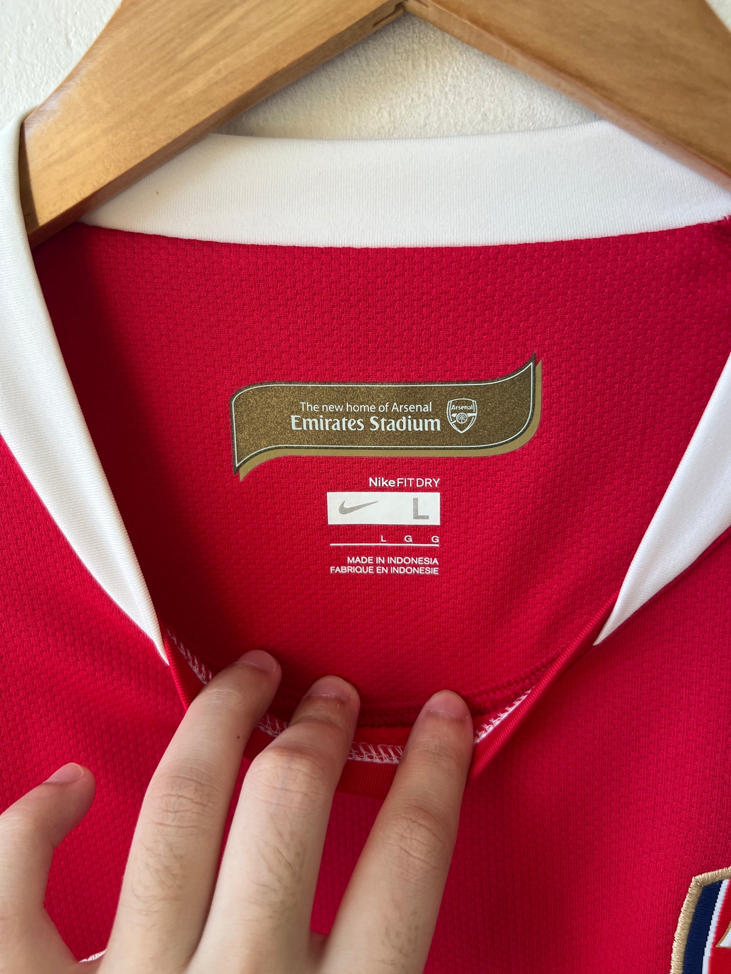 (L) Arsenal 2006-08 Home Long Sleeve Shirt Fabregas #4 (NEW)
