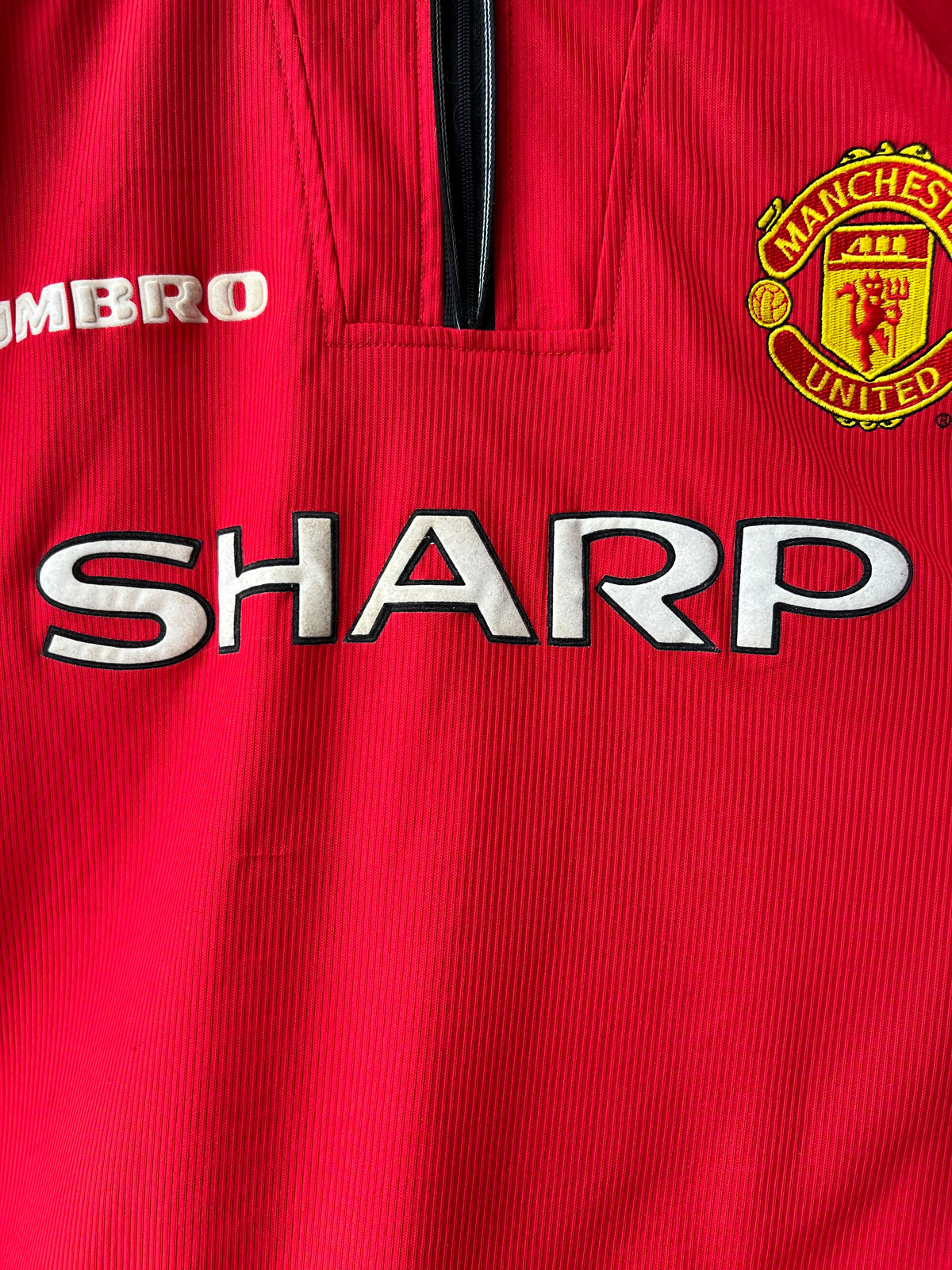 (XL) Manchester United 1998-00 Home Shirt Beckham #7