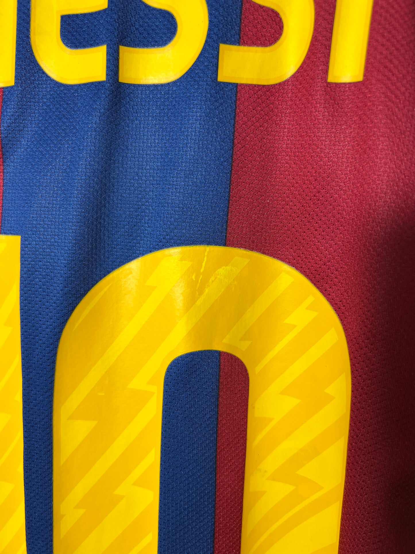 (M) Barcelona 2010-11 Home Long Sleeve Shirt Messi #10