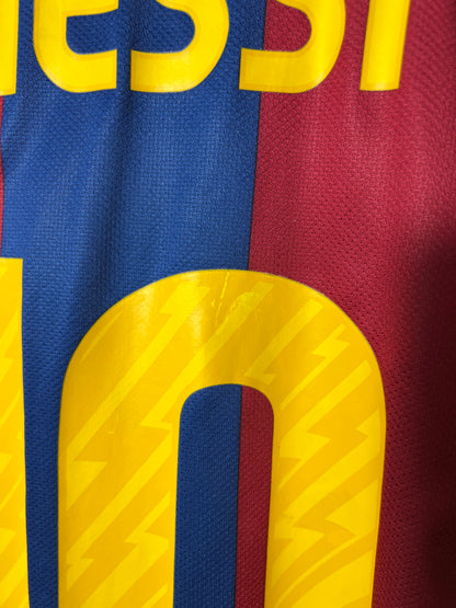 (M) Barcelona 2010-11 Home Long Sleeve Shirt Messi #10