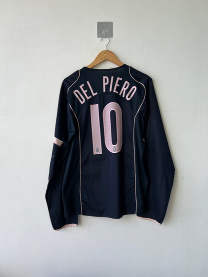 (L) Juventus 2004-05 Away Long Sleeve Shirt Del Piero #10