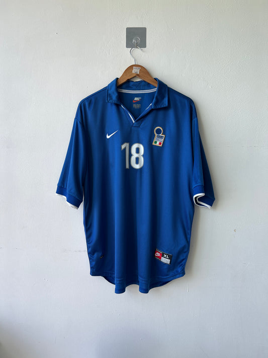 (XL) Italy 1997-98 Home Shirt Baggio R. #18