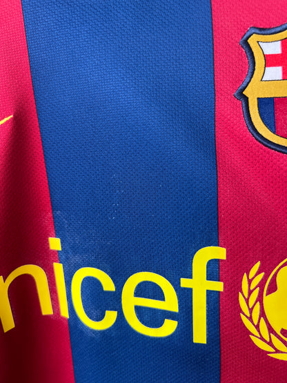 (L) Barcelona 2010-11 Home Shirt Puyol #5