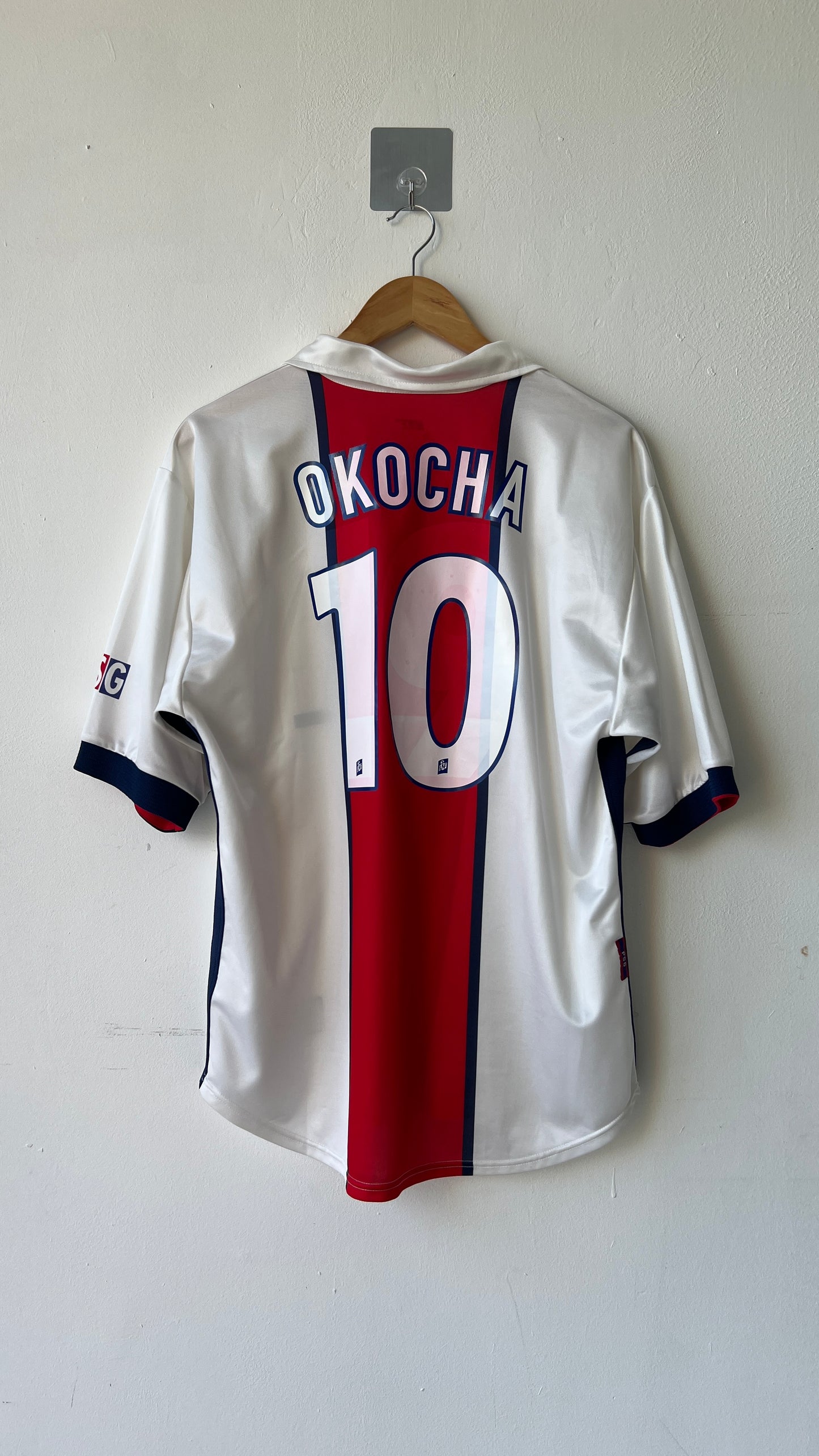 PSG 1998-99 Away Shirt Okocha #10 (L)