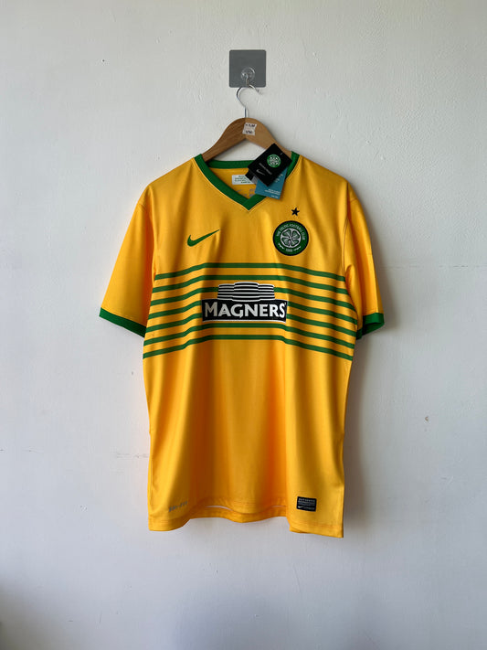 (L) Celtic 2013-14 Away Shirt Virgil #5 (NEW)
