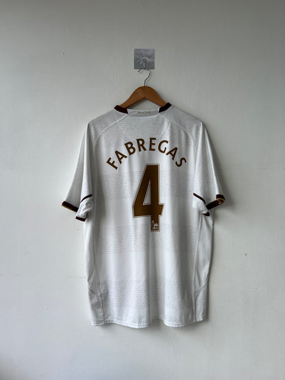 (XL) Arsenal 2007-08 Away Shirt Fabregas #4