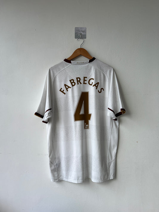 (XL) Arsenal 2007-08 Away Shirt Fabregas #4