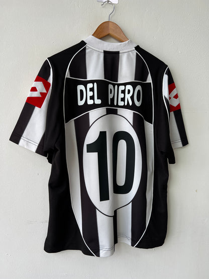 (L) Juventus 2002-03 Home Shirt Del Piero #10