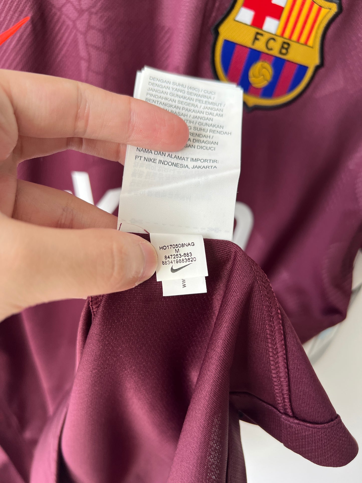 (M) Barcelona 2017-18 Third Shirt A. Iniesta #8 (NEW)