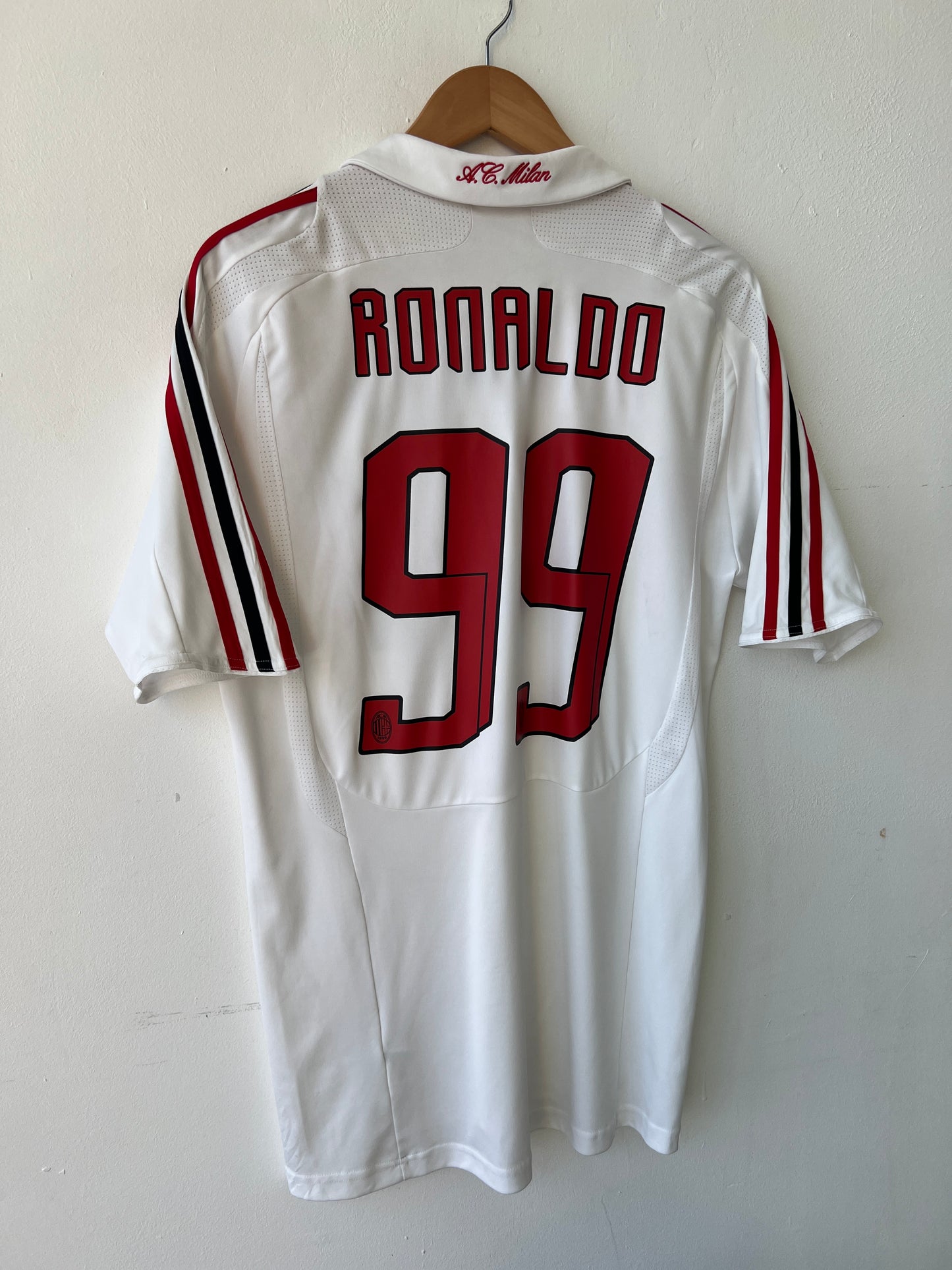 (M) AC Milan 2007-08 Away Shirt Ronaldo #99