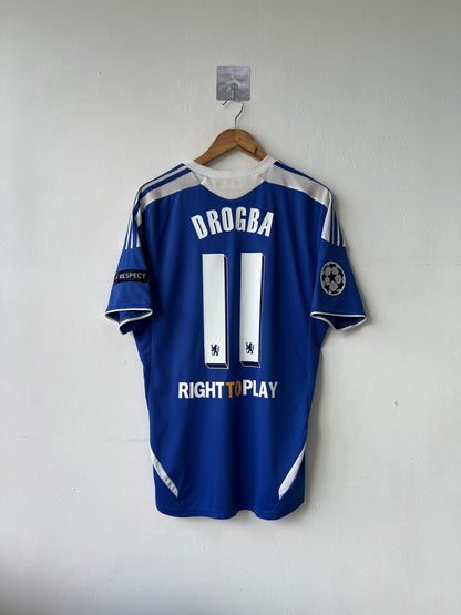 (L) Chelsea 2011-12 Home Shirt Drogba #11