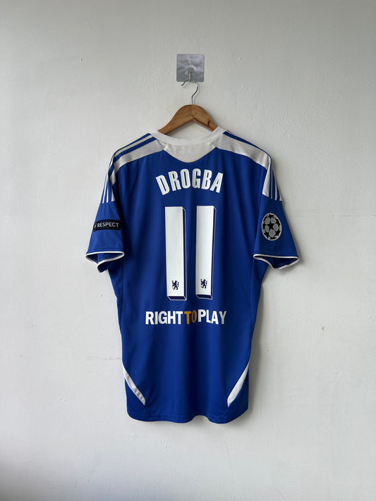 (L) Chelsea 2011-12 Home Shirt Drogba #11